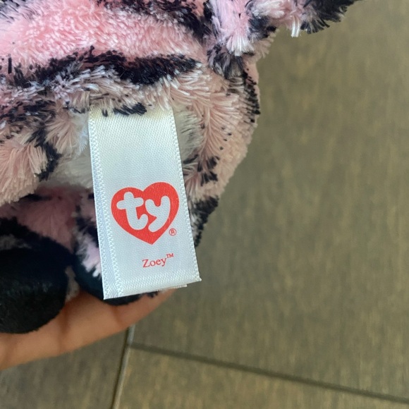❤️4 for $25❤️ TY Beanie Boos GILBERT giraffe & ZOEY zebra‎ - Picture 2 of 3